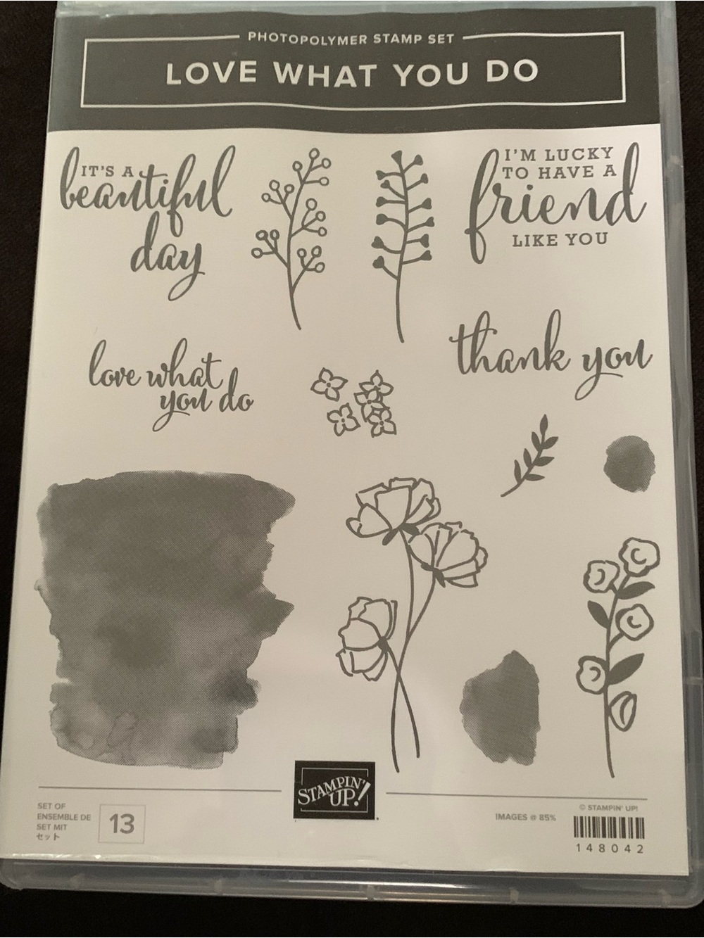 Stampin' Up! Photopolymer Stamp Set 
Love What You Do